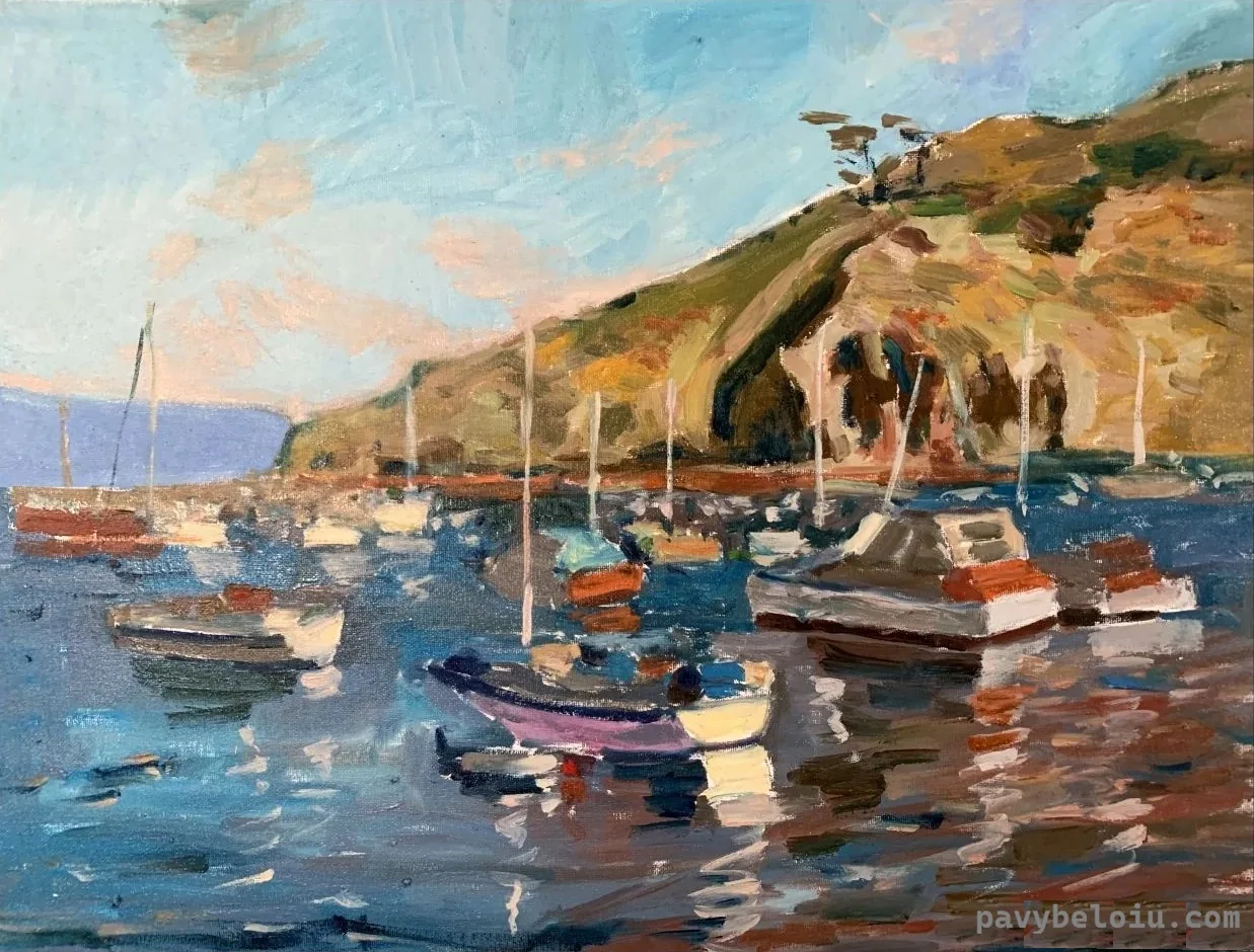 Boats in the sun