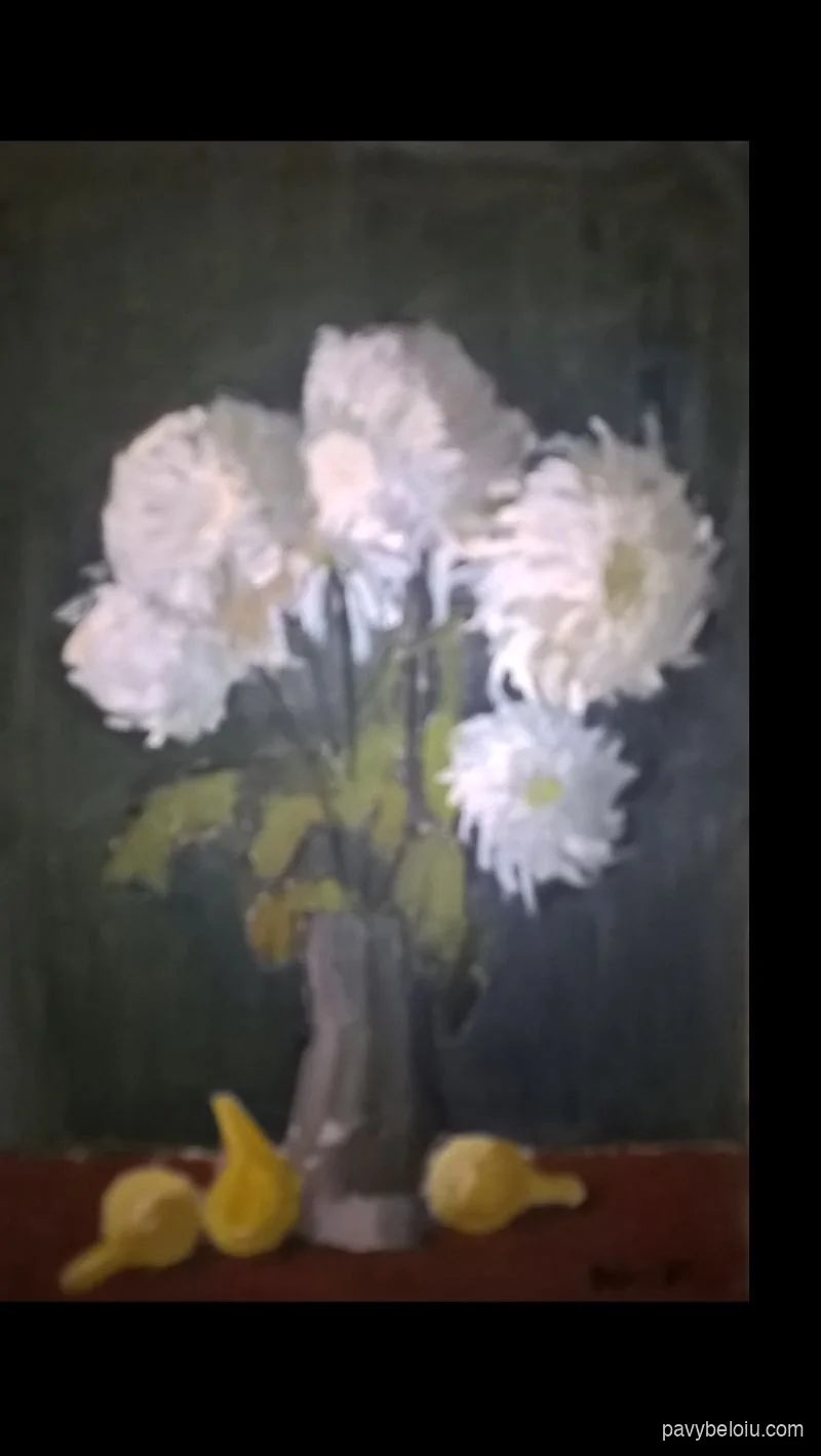 chrysanthemums with squash