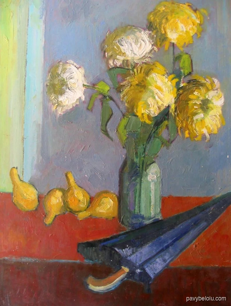 flowers with umbrella