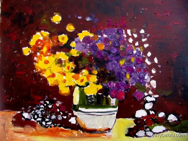 wildflowers with vase