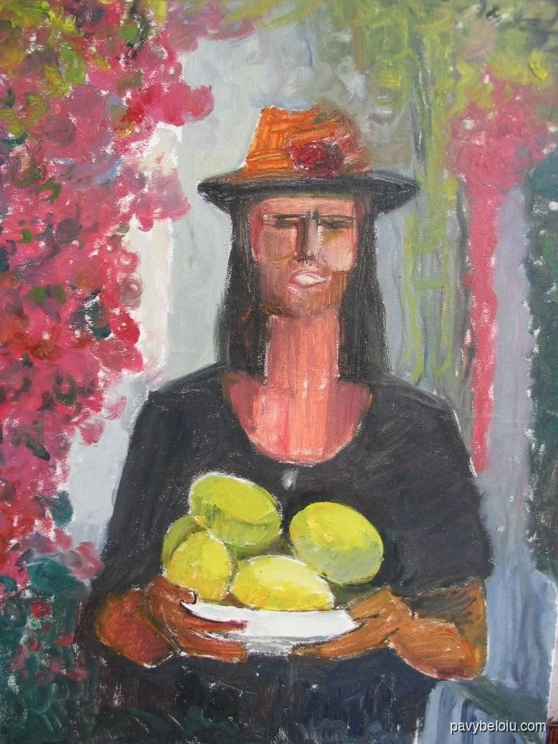 Miki with fruit