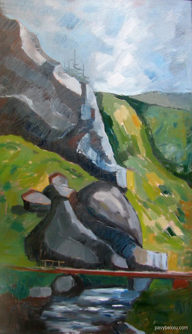in the Dâmbovița valley