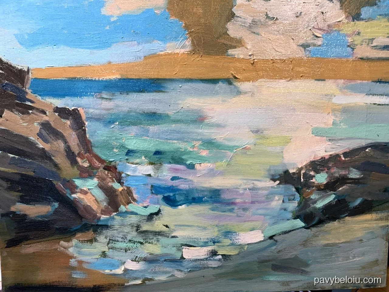 sun on the beach